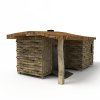 木屋-建筑-VR/AR模型-3D城