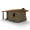 木屋-建筑-VR/AR模型-3D城