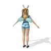 MM-角色人体-女人-VR/AR模型-3D城