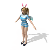 MM-角色人体-女人-VR/AR模型-3D城