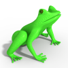 青蛙-动植物-其它-VR/AR模型-3D城