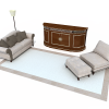 沙发-家居-沙发-VR/AR模型-3D城
