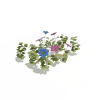 喇叭花-动植物-花草-VR/AR模型-3D城