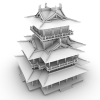 阁楼-建筑-古建筑-VR/AR模型-3D城