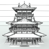阁楼-建筑-古建筑-VR/AR模型-3D城