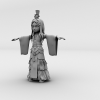 21155 女法师-角色人体-女人-VR/AR模型-3D城