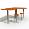 桌子-文体生活-VR/AR模型-3D城