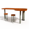 桌子-文体生活-VR/AR模型-3D城
