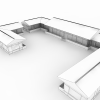 四合院-建筑-餐厅-VR/AR模型-3D城