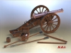 gribeauval-pounder-cannon-军事-枪炮-工业CAD模型-3D城