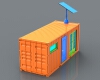 Container house-建筑-室外建筑-工业CAD模型-3D城