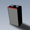 9V Battery Duracell-科技-其它-工业CAD模型-3D城