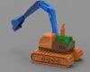 excavator-汽车-重型车-工业CAD模型-3D城