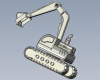 excavator-汽车-重型车-工业CAD模型-3D城