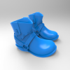 牛仔靴-时尚-3D打印模型-3D城