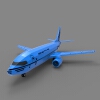 boeing-737-300-plane-飞机-客机-工业CAD模型-3D城