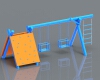 swing-建筑-设施-工业CAD模型-3D城