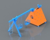 swing-建筑-设施-工业CAD模型-3D城