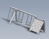 swing-建筑-设施-工业CAD模型-3D城