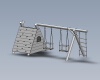 swing-建筑-设施-工业CAD模型-3D城