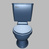 simple toilet design-建筑-卫浴-工业CAD模型-3D城