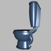 simple toilet design-建筑-卫浴-工业CAD模型-3D城