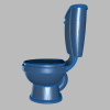 simple toilet design-建筑-卫浴-工业CAD模型-3D城