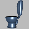 simple toilet design-建筑-卫浴-工业CAD模型-3D城