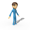 21156 卡通角色-角色人体-男人-VR/AR模型-3D城