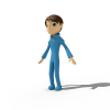21156 卡通角色-角色人体-男人-VR/AR模型-3D城
