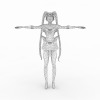 美少女战士-角色人体-角色-VR/AR模型-3D城