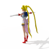 美少女战士-角色人体-角色-VR/AR模型-3D城