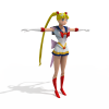 美少女战士-角色人体-角色-VR/AR模型-3D城