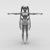 美少女战士-角色人体-角色-VR/AR模型-3D城