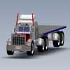 peterbilt-truck-汽车-重型车-工业CAD模型-3D城