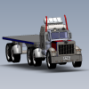 peterbilt-truck-汽车-重型车-工业CAD模型-3D城