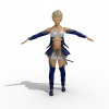 美女-角色人体-角色-VR/AR模型-3D城