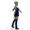 美女-角色人体-角色-VR/AR模型-3D城