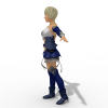 美女-角色人体-角色-VR/AR模型-3D城