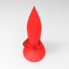 Desktop Rocketship-艺术-3D打印模型-3D城