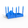 阿合麦特清真寺-艺术-3D打印模型-3D城