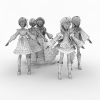 霜云观男-角色人体-角色-VR/AR模型-3D城