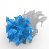 镂空立方体-艺术-3D打印模型-3D城