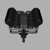engine-v8-car-tbo-motors-汽车-汽车部件-工业CAD模型-3D城