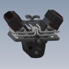 engine-v8-car-tbo-motors-汽车-汽车部件-工业CAD模型-3D城