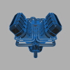 engine-v8-car-tbo-motors-汽车-汽车部件-工业CAD模型-3D城