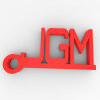 JGM Keychain-首饰-3D打印模型-3D城