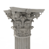科林斯式圆柱-建筑-VR/AR模型-3D城