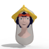女子头部-角色人体-角色-VR/AR模型-3D城