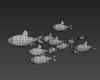 鲤鱼群-动植物-鱼类-VR/AR模型-3D城